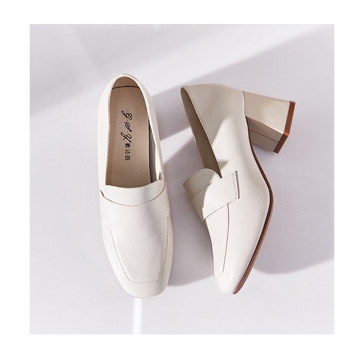 Giày Cao Gót Da Đế Dày Thời Trang Nữ Tính