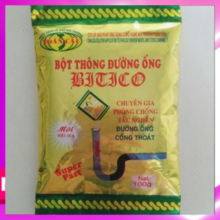Bột thông tắc đường ống thoát nước, thông tắc bồn cầu cực mạnh