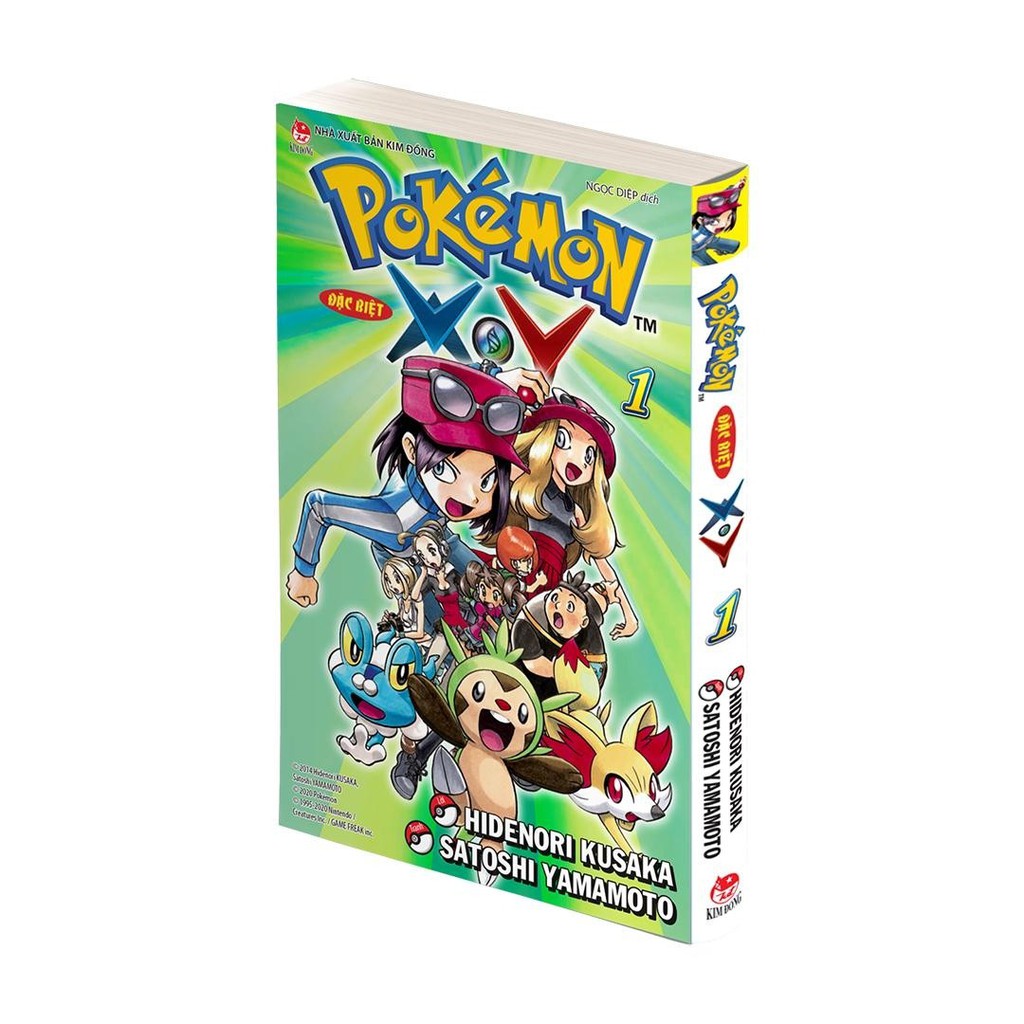 Sách - Box set POKÉMON Đặc Biệt X-Y Set Manga (6 Tập) - Tặng Poster