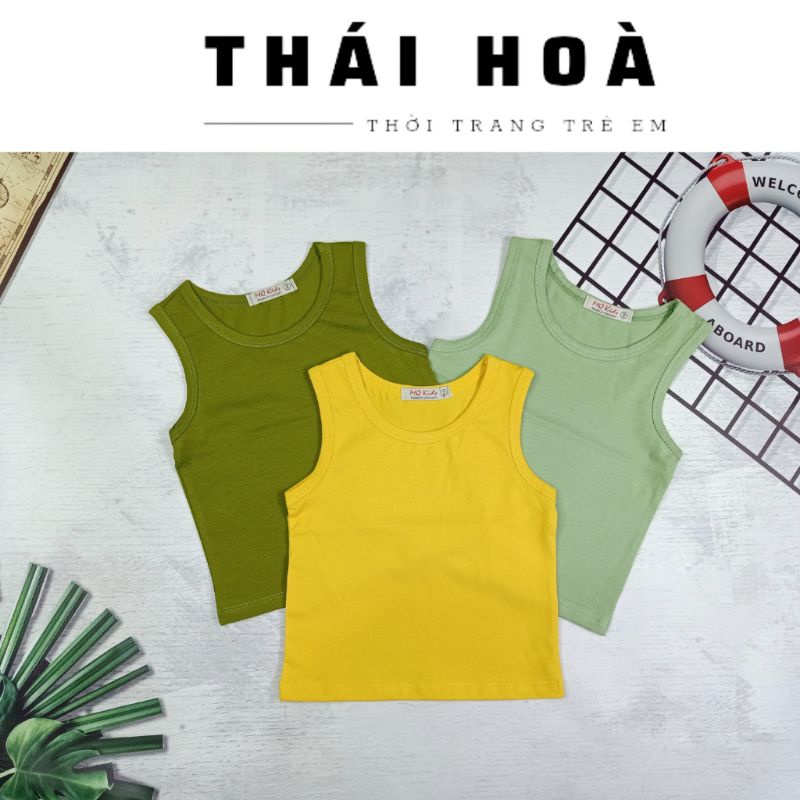 Áo ba lỗ  HÈ HOT áo sát nách cộc tay trẻ em , bé trai và bé gái 6 tháng đến 5 tuổi chất cotton 4 chiều mềm mịn mát