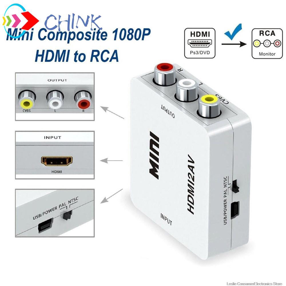 Bộ chuyển đổi cổng cắm từ Hdmi sang Rca Av chuyên dụng