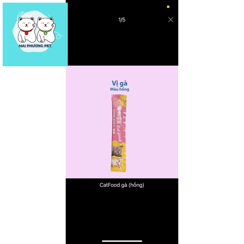 ￼Doremiu- (Lẻ 1) Pate Thanh Cat food &amp; Ciao dạng Gel cho thức ăn dạng ướt cho mèo đồ ăn vặt mèo snack súp thưởng