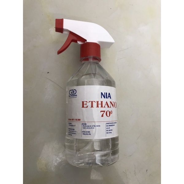 Cồn 90, 70 độ Dùng để sát khuẩn trong spa, thẩm mỹ viện 500ml