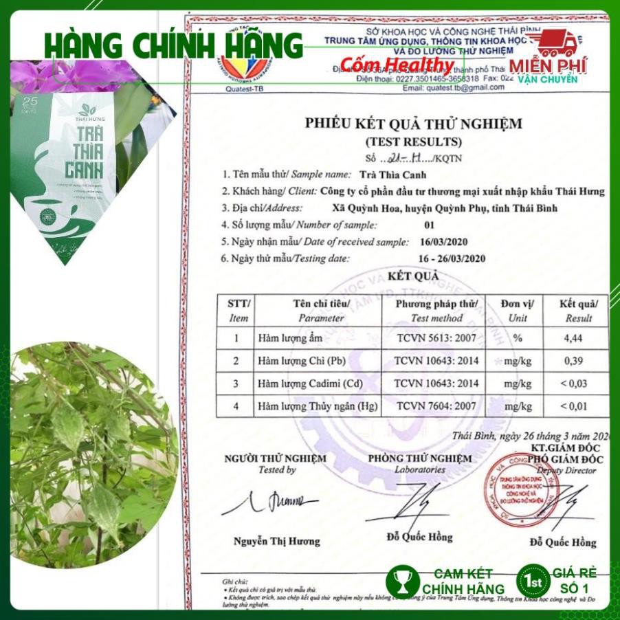 Trà Thìa Canh Thái Hưng Khắc Tinh Tiểu Đường Ổn Định Đường Huyết 25 Túi Lọc 125gr (Sỉ-Lẻ) | BigBuy360 - bigbuy360.vn