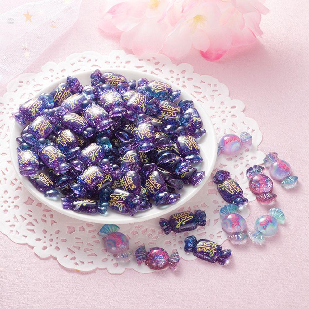 Set 10 Kẹo Nhựa Resin Làm Trang Sức