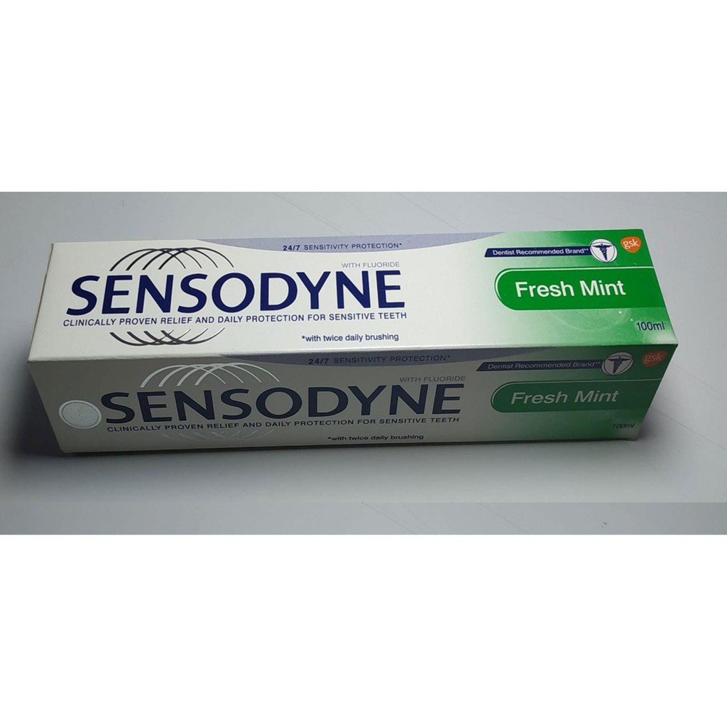 Kem đánh răng Sensodyne Cool Gel – Mát lạnh - Giúp giảm ê buốt 24/7