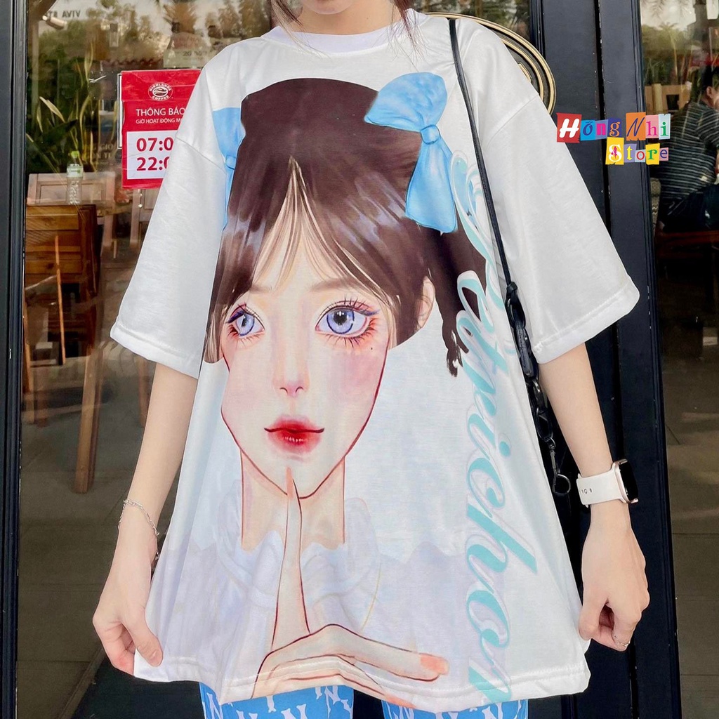 Áo Thun Tay Lỡ Cô Gái Thiếu Nữ Tiểu Thư M1 Dáng Rộng Oversize Ulzzang - MM