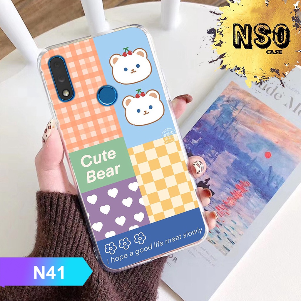 Ốp Lưng Vsmart Star 3 - Vsmart Star 4 In Hình họa tiết gấu dễ thương đẹp