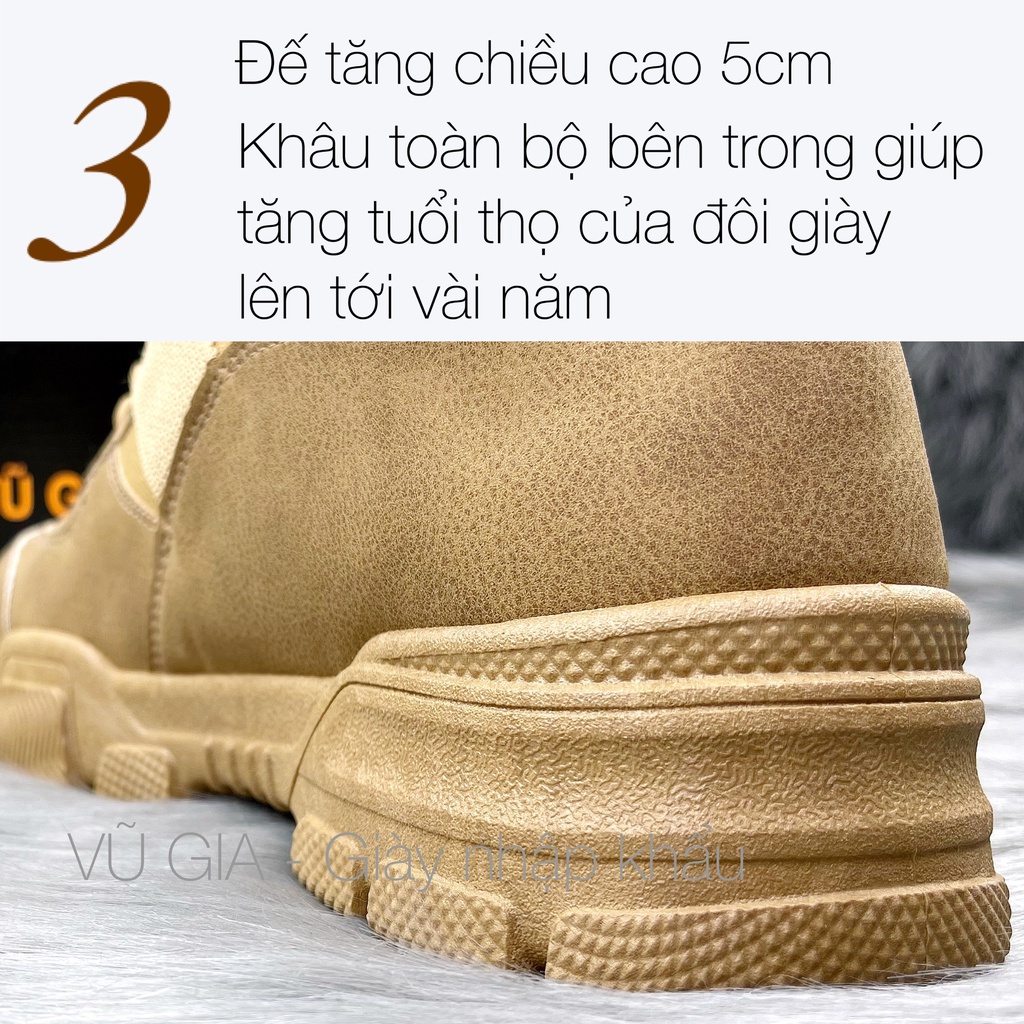 Giày Boost Martin cổ cao nhập khẩu chính hãng VŨ GIA T34