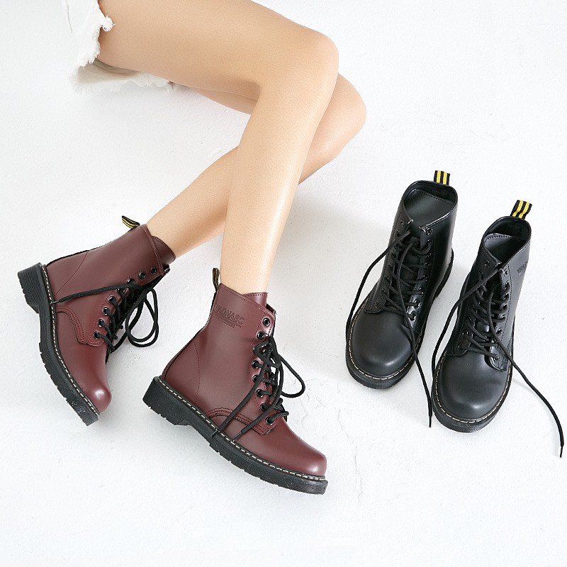 AKI BOOTS SẴN NAM NỮ CÁ TÍNH ULZZANG CAO CỔ ĐEN MẬN KA255_ Nắng | BigBuy360 - bigbuy360.vn