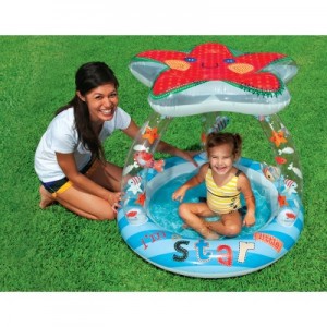 Bể bơi phao mái che hình ngôi sao INTEX 57428