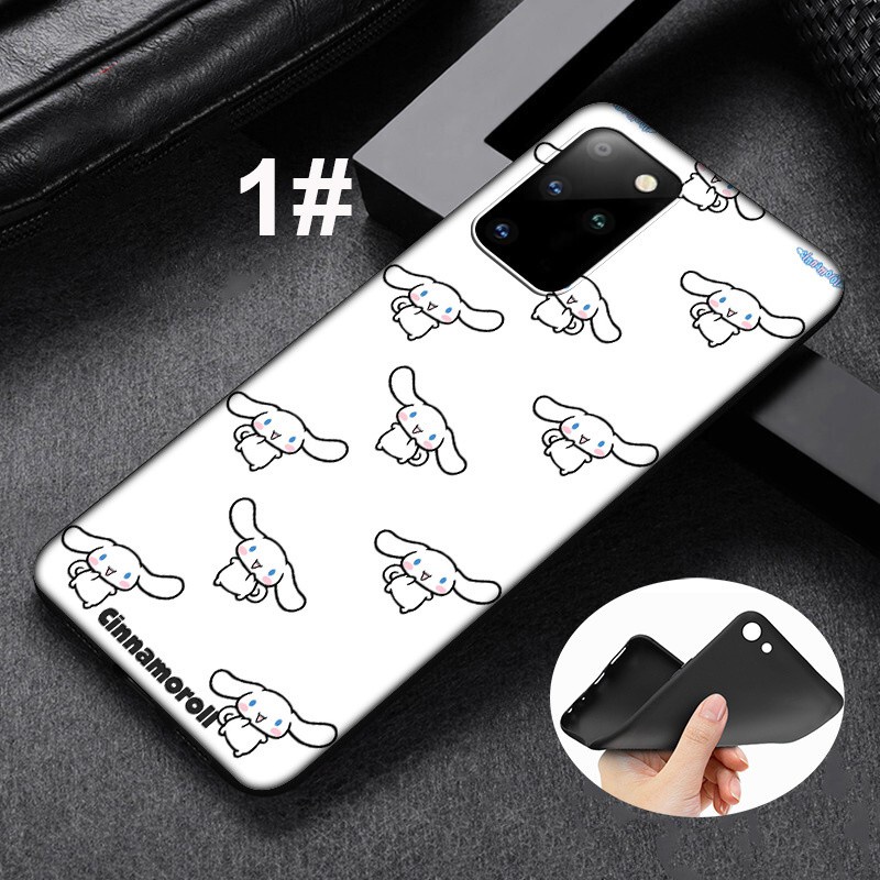 Samsung Galaxy S10 S9 S8 Plus S6 S7 Edge S10+ S9+ S8+ Soft Silicone Cover Phone Case Casing GR29 Cinnamoroll Cartoon Dog Cute