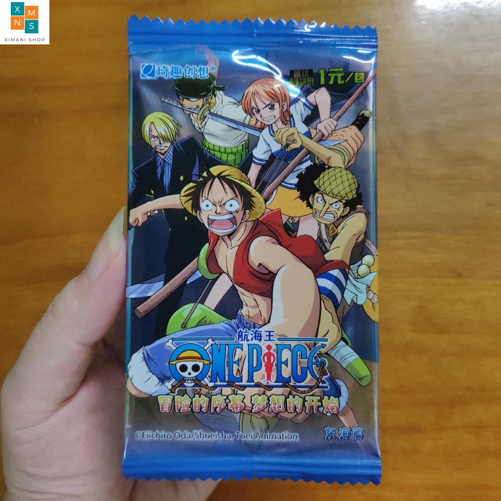Set 5 Ảnh Thẻ Nhân Phẩm One Piece Pack Card In Hình Nhân Vật Anime