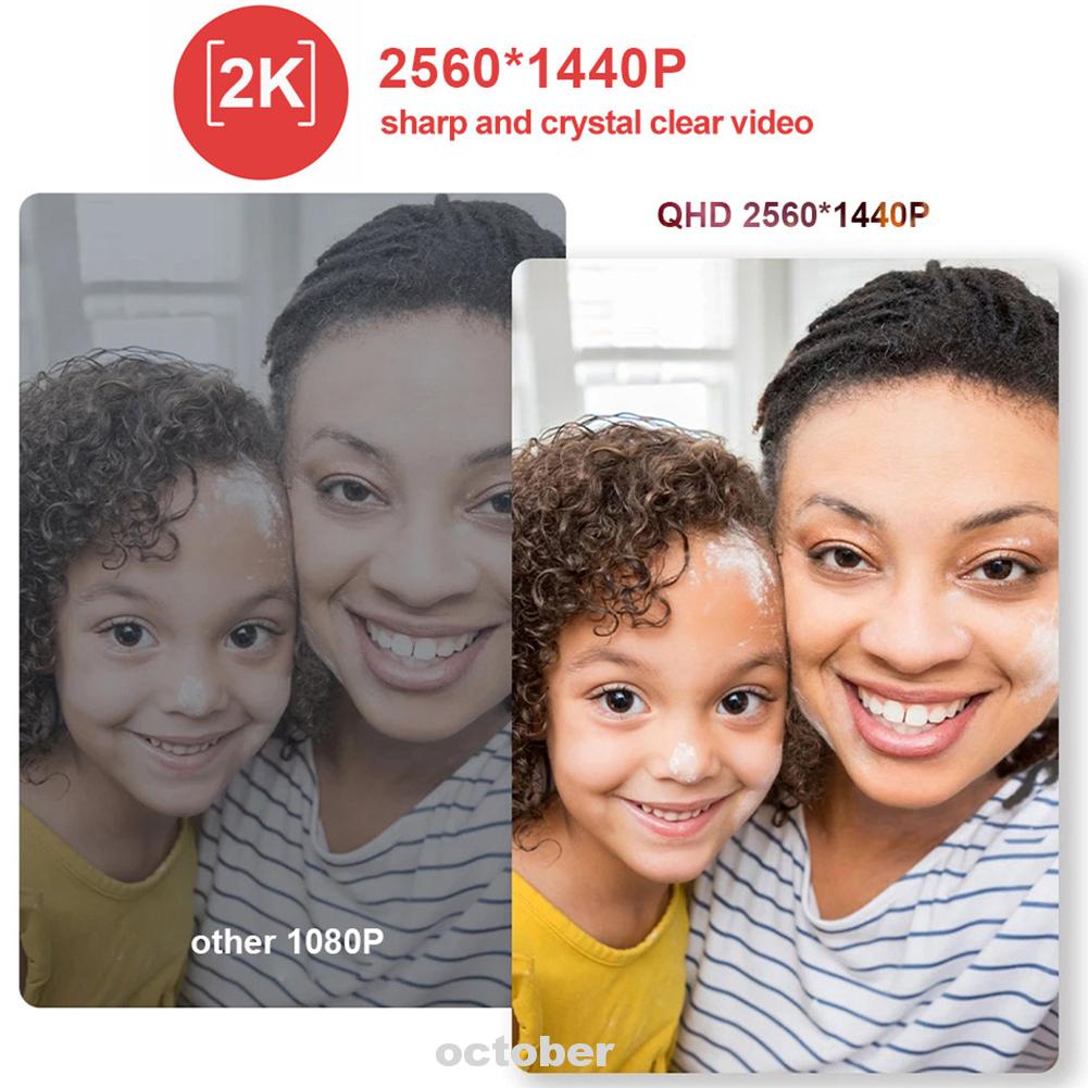 Webcam giảm tiếng ồn tích hợp mic 2K HD USB | BigBuy360 - bigbuy360.vn