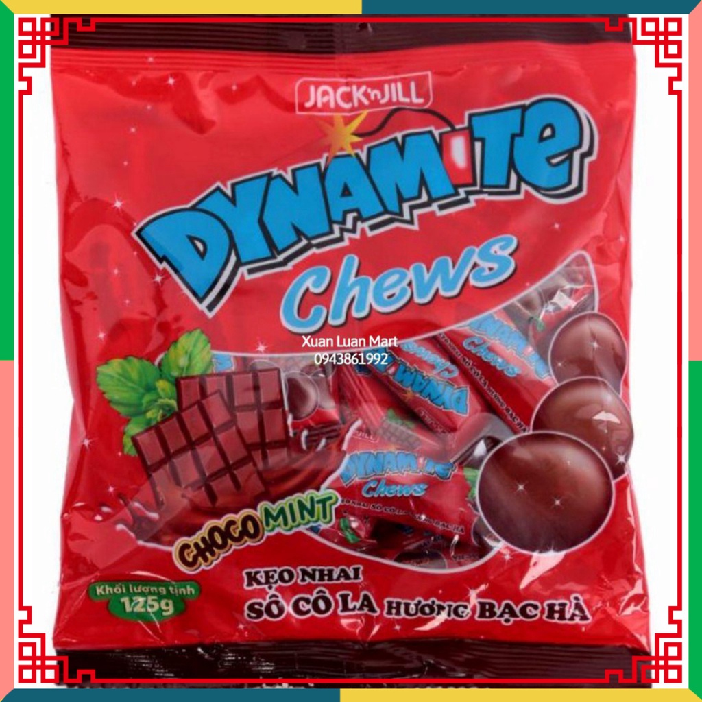 HOT LIKE Kẹo Socola 3 viên Dynamite gói 125g