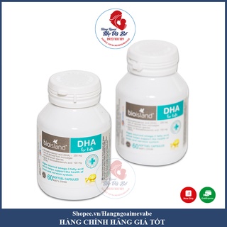 Vitamin DHA Bio Island CHO BÉ hộp 60 viên [Date 8/2023]