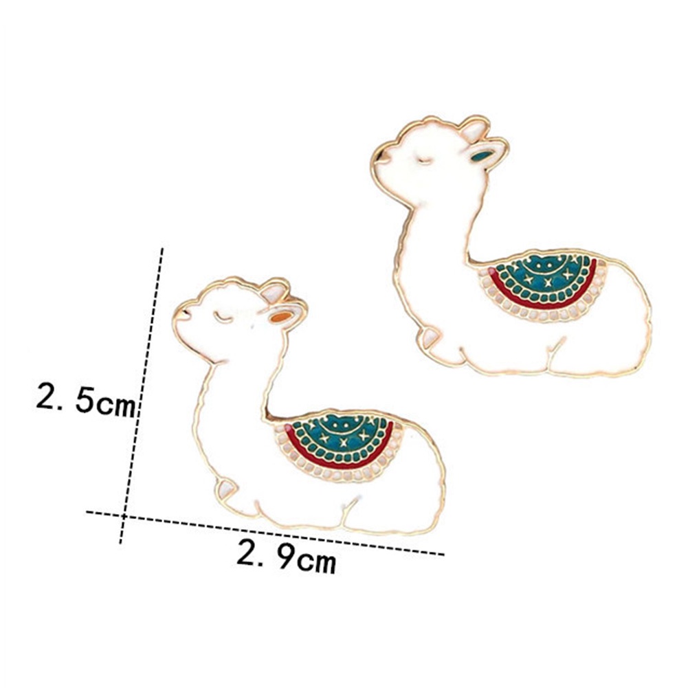 Ghim Cài Áo Hình Chú Lạc Đà Alpaca Xinh Xắn