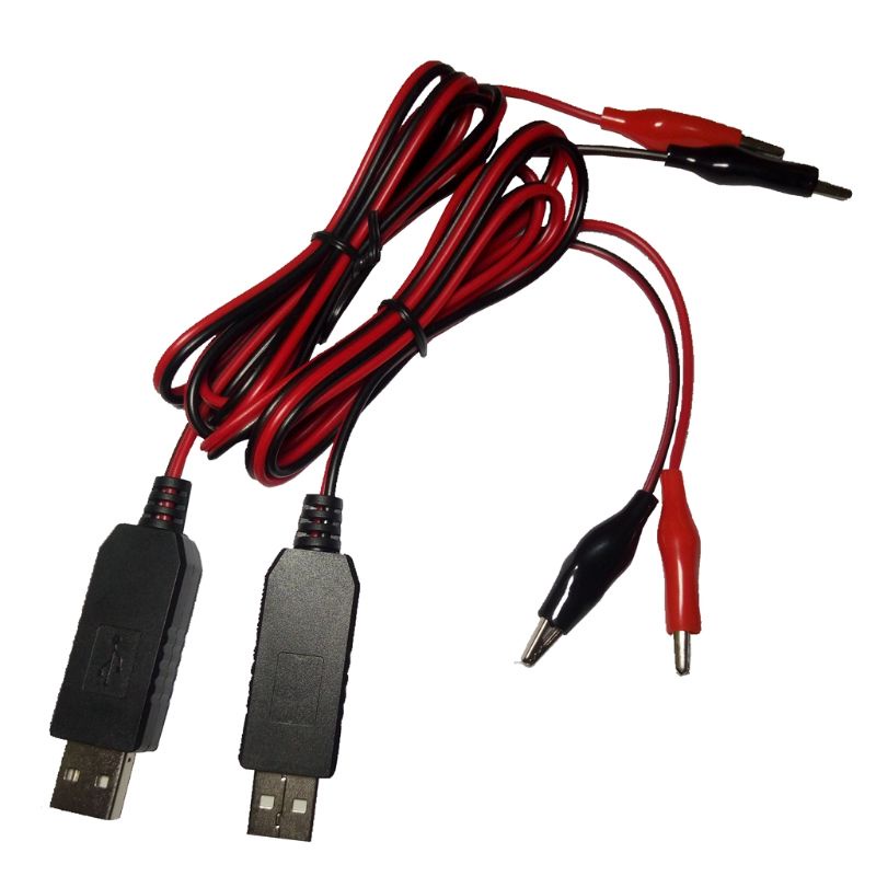 Dây Cáp Chuyển Đổi Nguồn Điện Dc 5v Sang Dc 6v 9v 12v Usb Kèm Kẹp Tiện Dụng