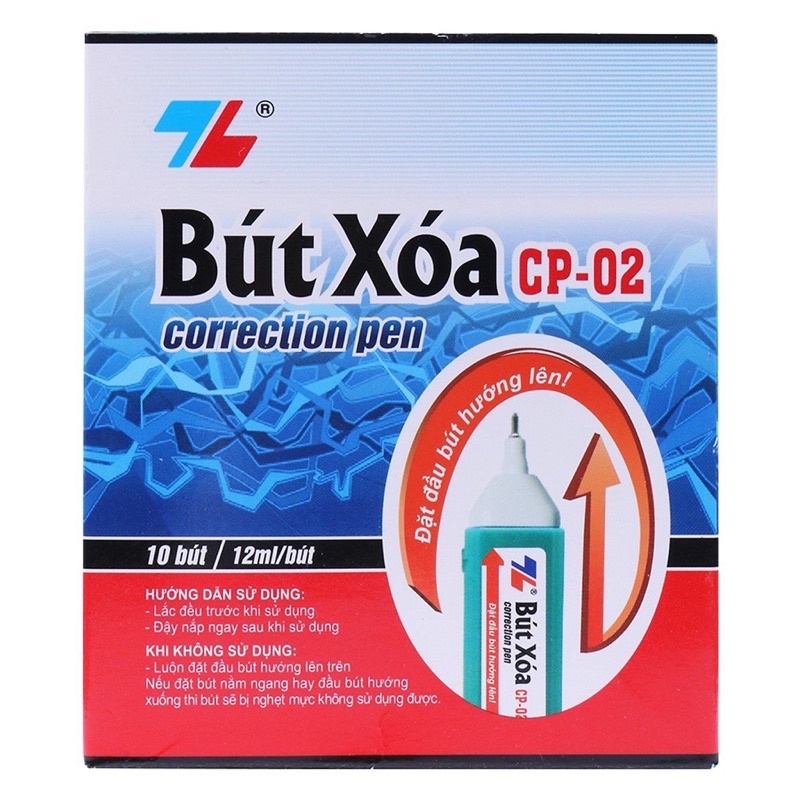 Hộp 10 cây bút xoá Thiên Long CP-02