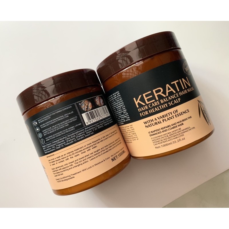 Hấp dầu KERATIN nâu phục hồi hư tổn tóc | BigBuy360 - bigbuy360.vn