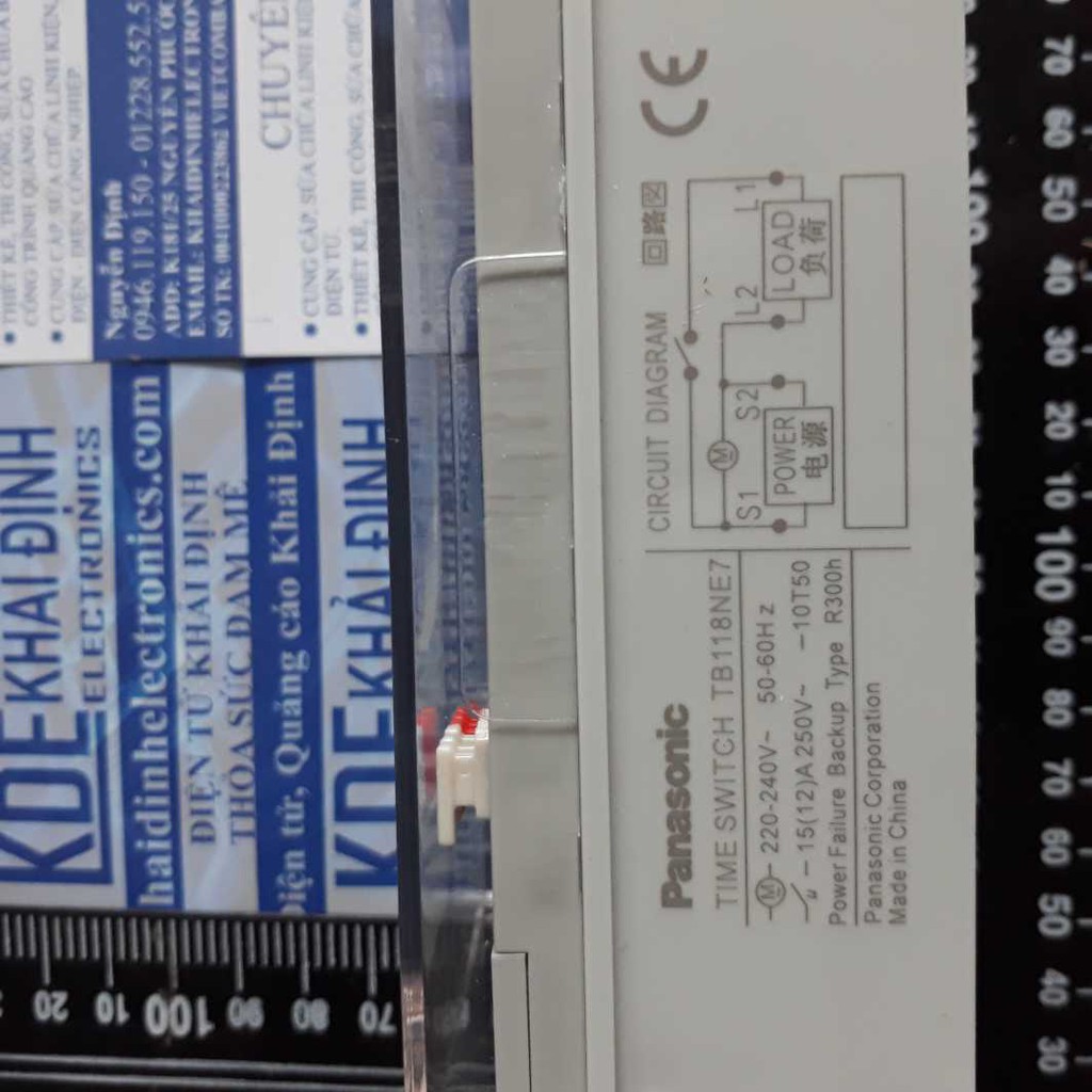 THIẾT BỊ HẸN GIỜ CƠ PANASONIC CHÍNH HÃNG TB118N MÀU TRẮNG KDE3623