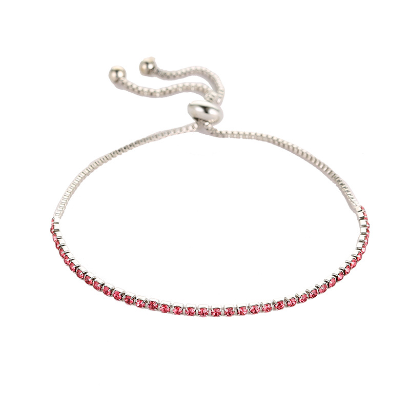 ✨ 【✅COD】 ✨Simple Retractable Rhinestone Claw Chain Adjustable Bracelet Women Korean Fashion New Bracelet Girlfriend Gift