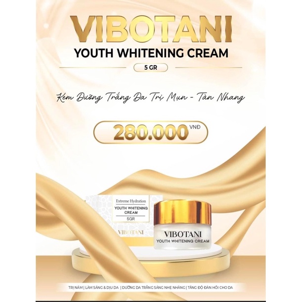 Kem face mini vibotani - vibotani youth whitening cream