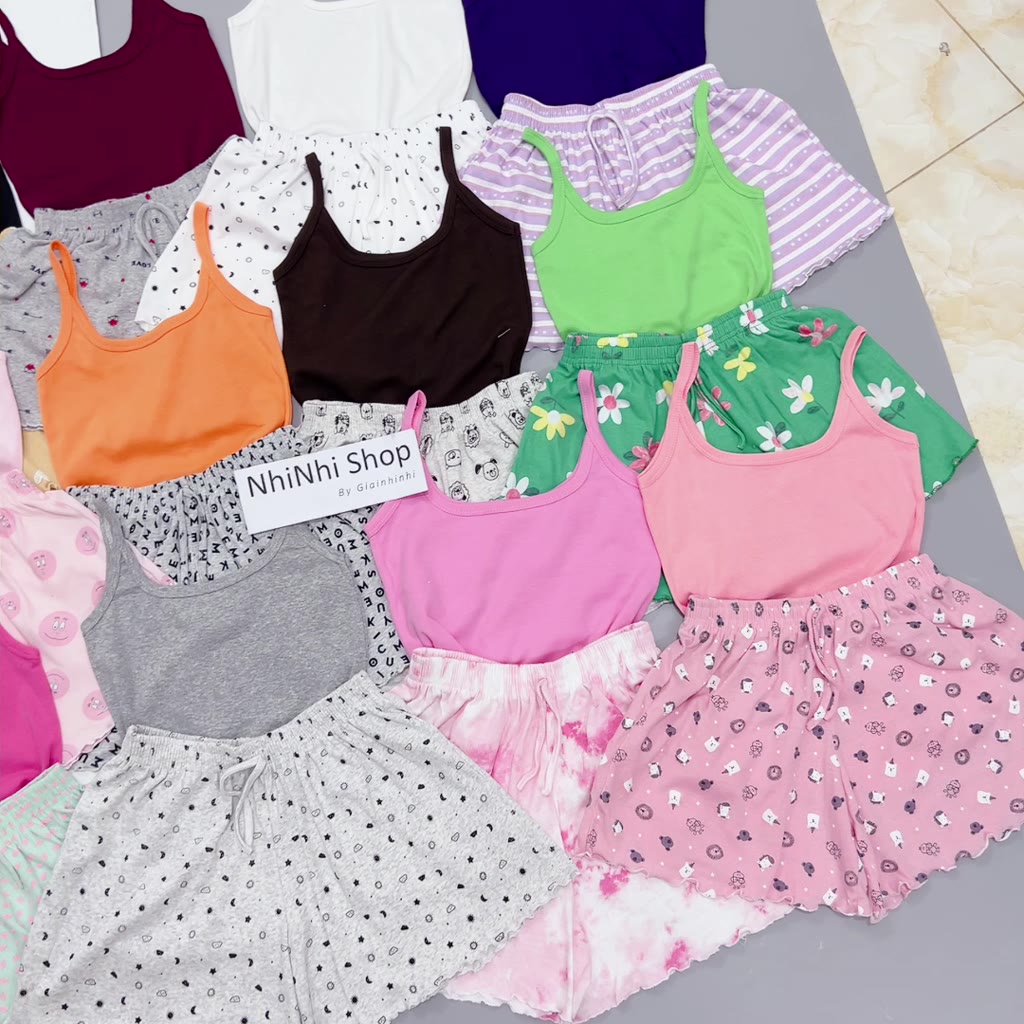 Sét đồ ngủ hai dây họa tiết sexxy co giãn, Bộ ngủ 2 dây mát lạnh BN0082 - NhiNhi Shop | BigBuy360 - bigbuy360.vn