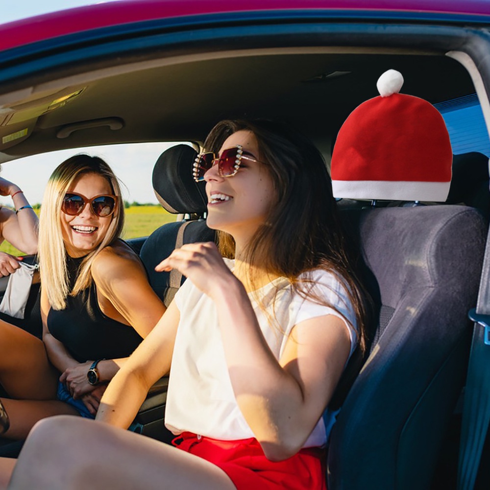 1 Vỏ Bọc Ghế Trang Trí Nội Thất Xe Hơi Phong Cách Giáng Sinh