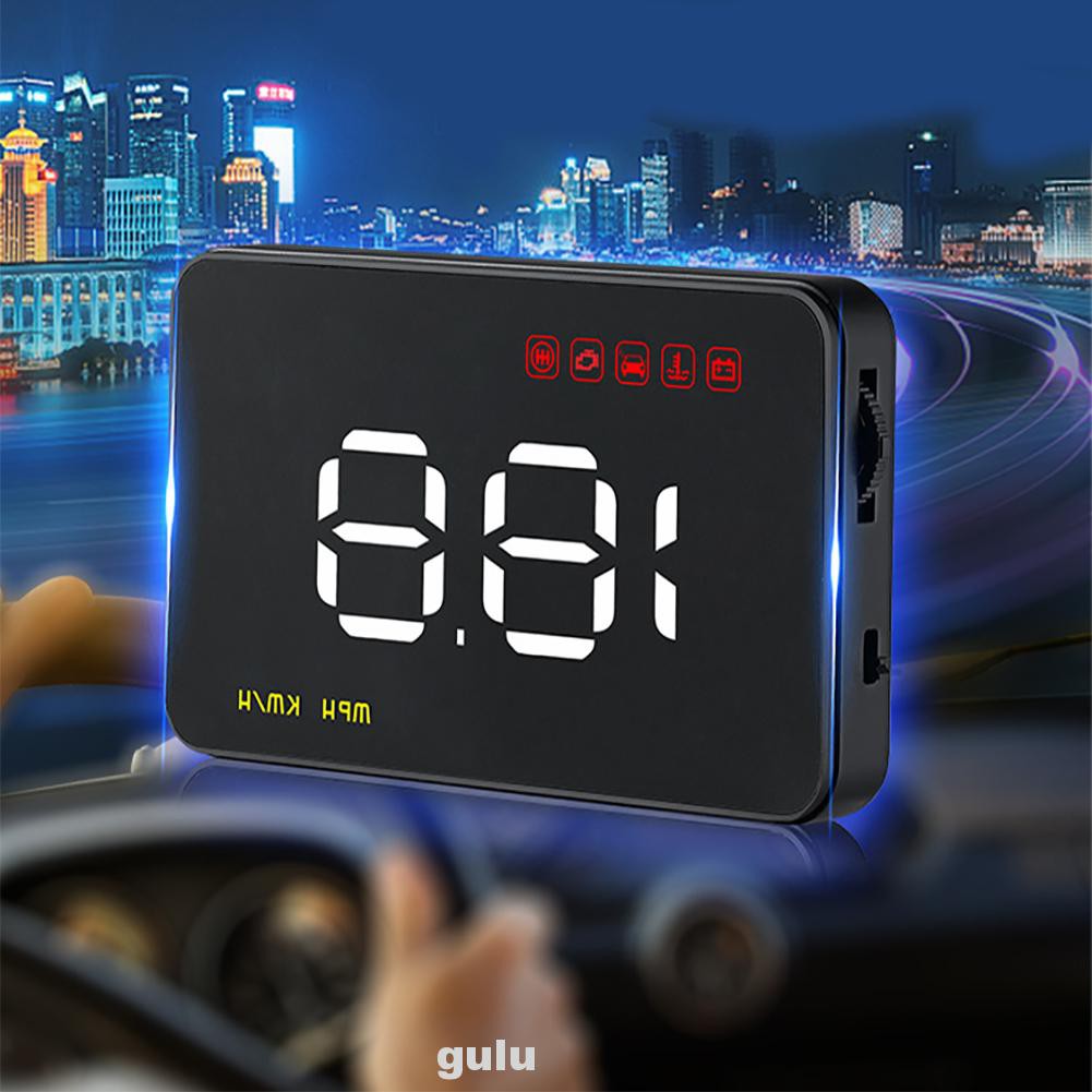 Màn Hình Hiển Thị Cảnh Báo A100 Hud Abs Obd2 Chuyên Dụng Cho Xe Hơi