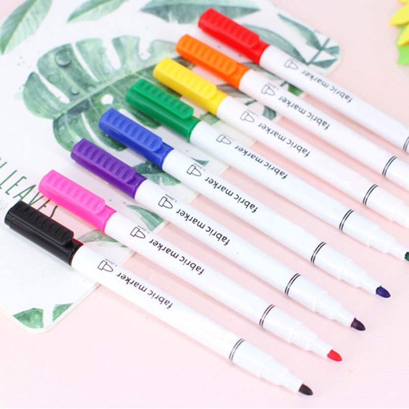 Set 8 bút lông vẽ Graffiti lên quần áo giày vải Canvas