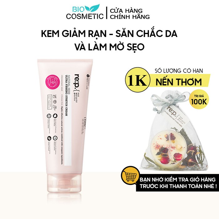 Kem Giảm Rạn, Săn Chắc Da, Làm Mờ Sẹo RE:P Natural Herb Ultra Firming Stretch Cream 200ml