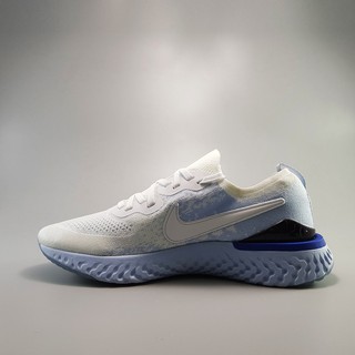 [video+ảnh thực] Giày Sneaker Epic React Flyknit 2 White Grey