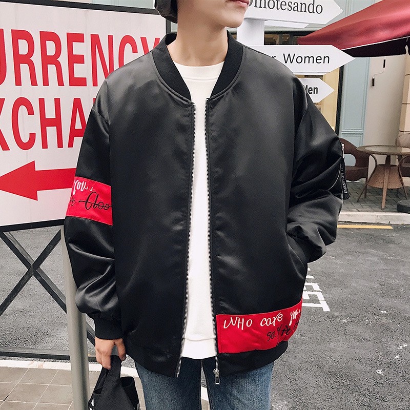 Áo jacket Áo nam, phong cách hip hop, họa tiết hình chú hề, phong cách Hàn Quốc, kiểu dáng rộng rãi, HÀNG XỊN