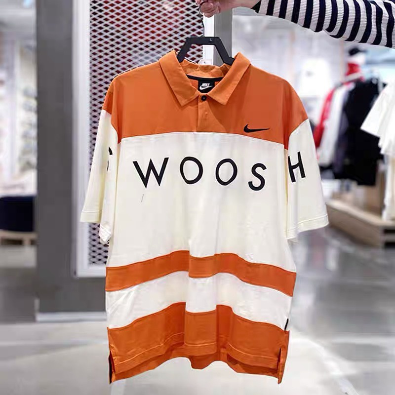 Nike NSW Swoosh Stripe Polo Shirt CHÍNH HÃNG, Polo nike