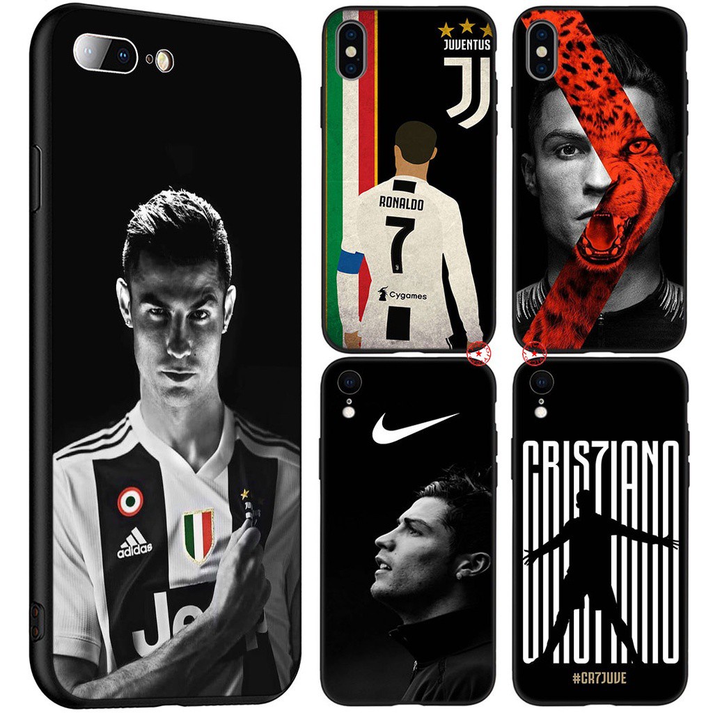 Ốp Điện Thoại Họa Tiết Cristiano Ronaldo CR7 27Fv Cho iPhone XS Max XR 10 X 5 5s 6 6s 7 8 Plus