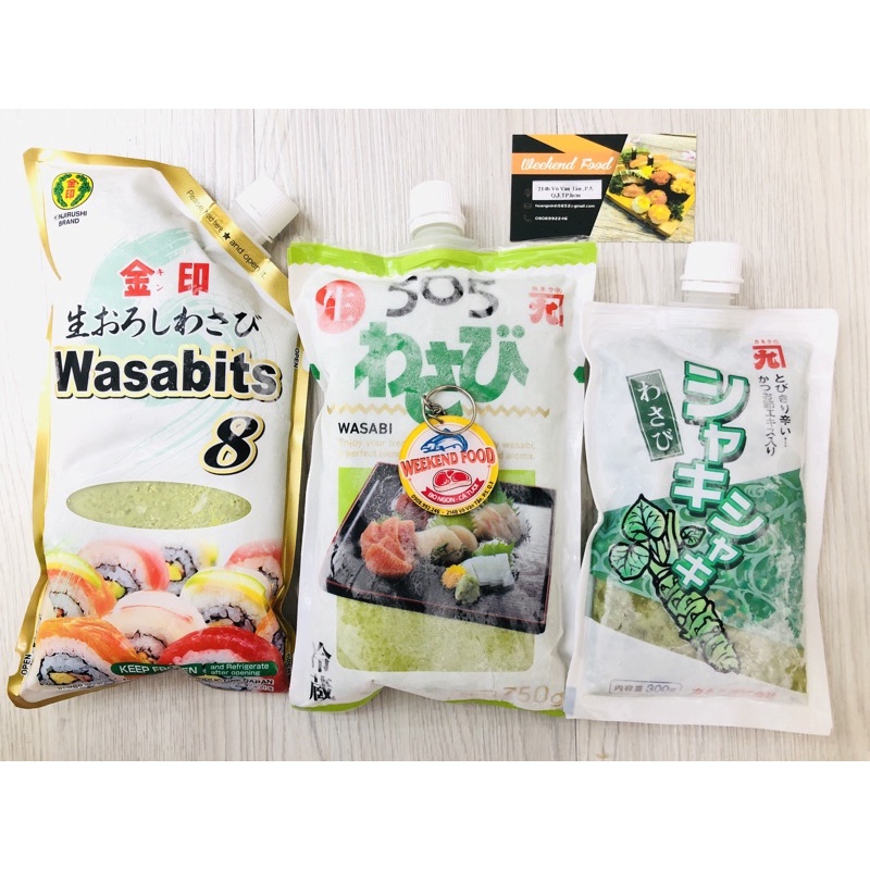 [HÀNG CHUẨN NHẬT ĐẬM ĐÀ] Mù tạc tươi từ củ wasabi - Dạng tuýp