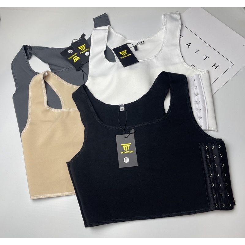 Combo 3 Áo Nịt Ngực Tomboy - loại ngắn không có đường viền áo
