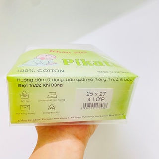 [Chính hãng] Khăn sữa 4 lớp xuất Nhật PIKATU