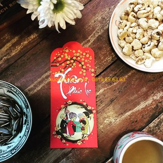 👪 👫 BỘ LÌ XÌ TẾT GIA ĐÌNH ĐỘC ĐÁO 2020 XUÂN PHÚC LỘC👫👪 Combo 100 Bao + Tặng Bao Kiếng Đựng Lì Xì