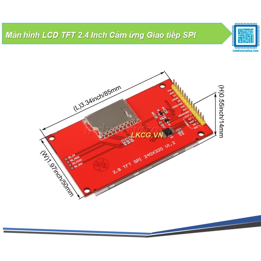 Màn hình LCD TFT 2.8 Inch Cảm ứng Giao tiếp SPI