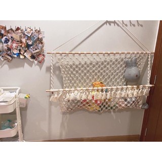 giỏ treo thú cưng, thú nhồi bông thắt Macrame