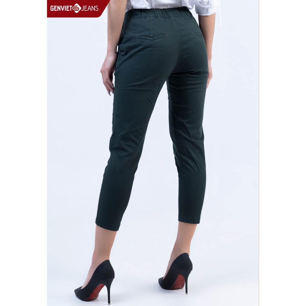 [Mã WABRLOW5 giảm 15% đơn 300K] Quần dài Kaki Nữ DQ106K516 GENVIET JEANS | BigBuy360 - bigbuy360.vn