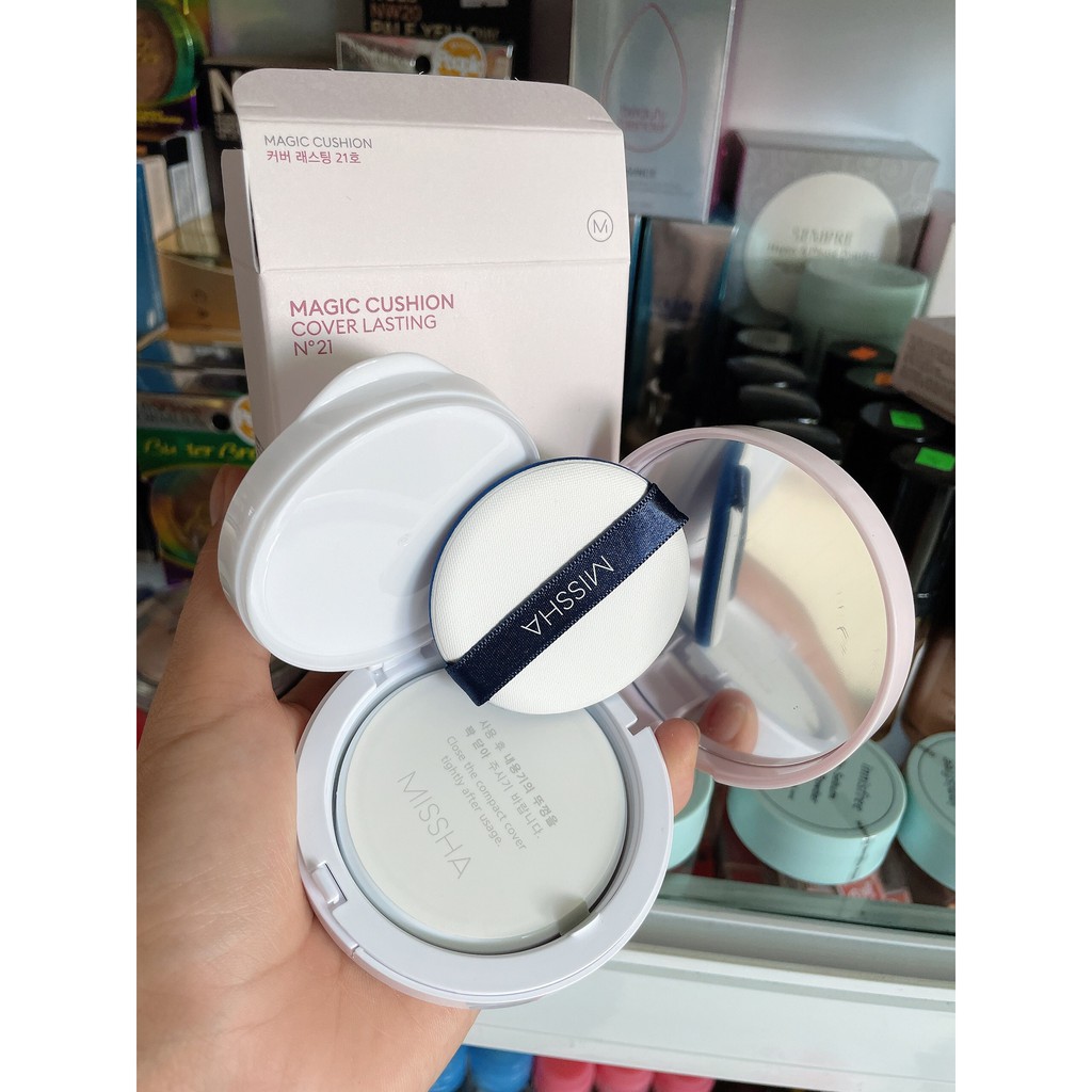 Phấn Nước Missha Magic Cushion Cover Lasting (vỏ hồng) SPF50+ PA+++ – Phấn Nước Kiềm Dầu Hoàn Hảo Dành Cho Mùa Hè | BigBuy360 - bigbuy360.vn