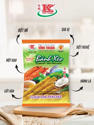 [PHA SẴN] BỘT BÁNH XÈO 500G VĨNH THUẬN
