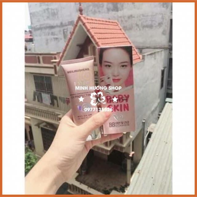 Kem nền BB Baby Skin tinh chất ốc sên trắng mịn dùng được cho da mụn , da nhạy cảm | BigBuy360 - bigbuy360.vn
