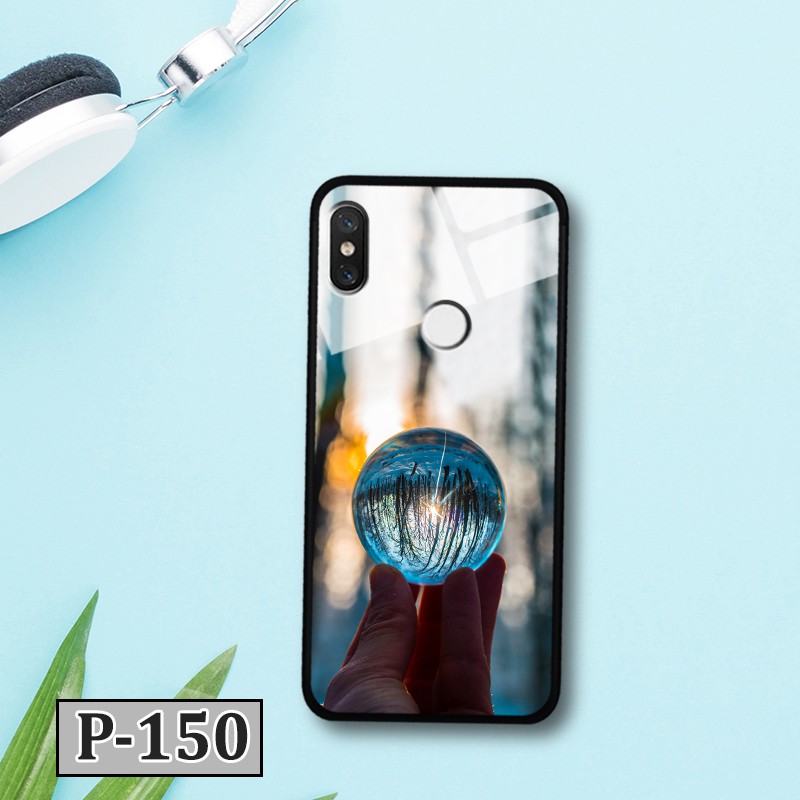 Ốp Xiaomi 6X/ Mi A2 - lưng kính in hình 3D