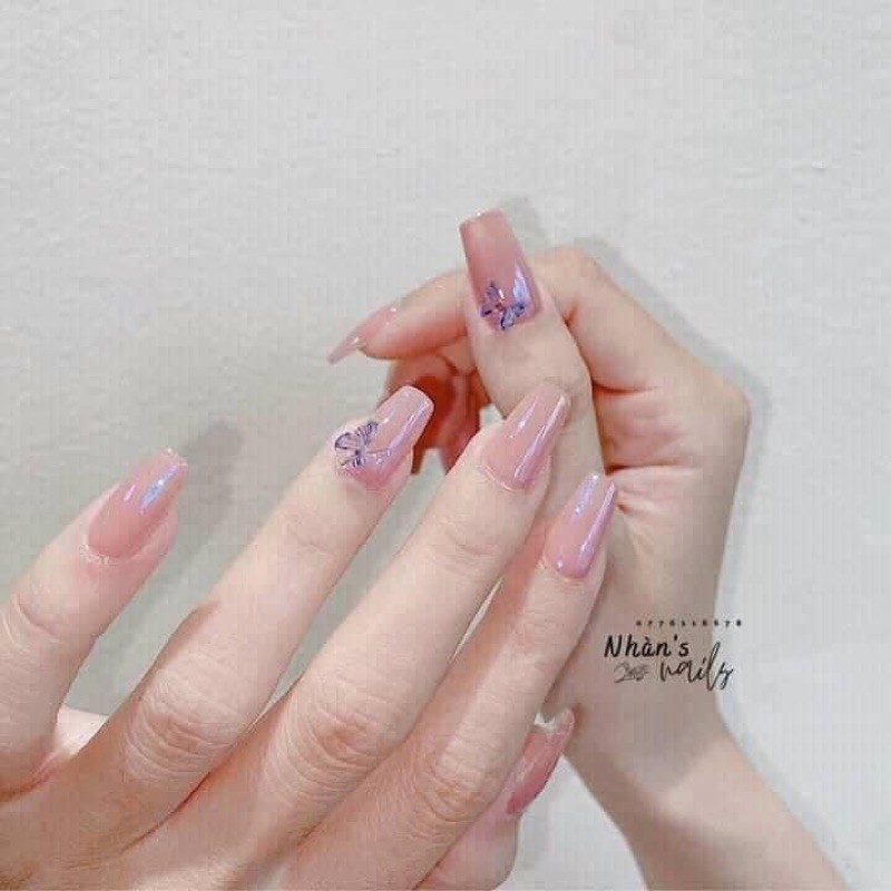 Phụ kiện bướm 3D xinh trang trí nail cực đẹp trend