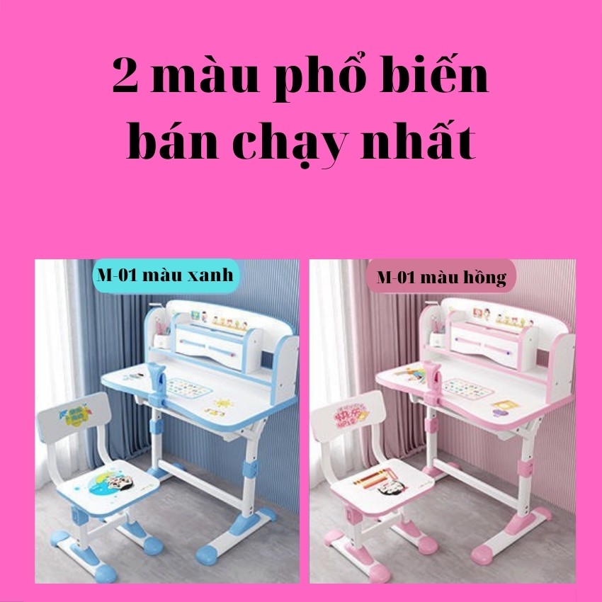 (Mẫu mới) Bàn học sinh thông minh tinomax M01 chống gù chống cận dành cho  trẻ em,tặng kèm đèn led