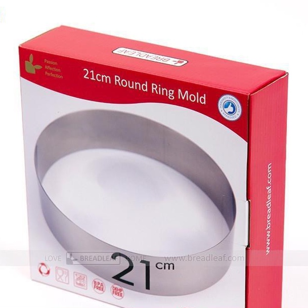 Khuôn Ring Tròn Breadleaf 21cm